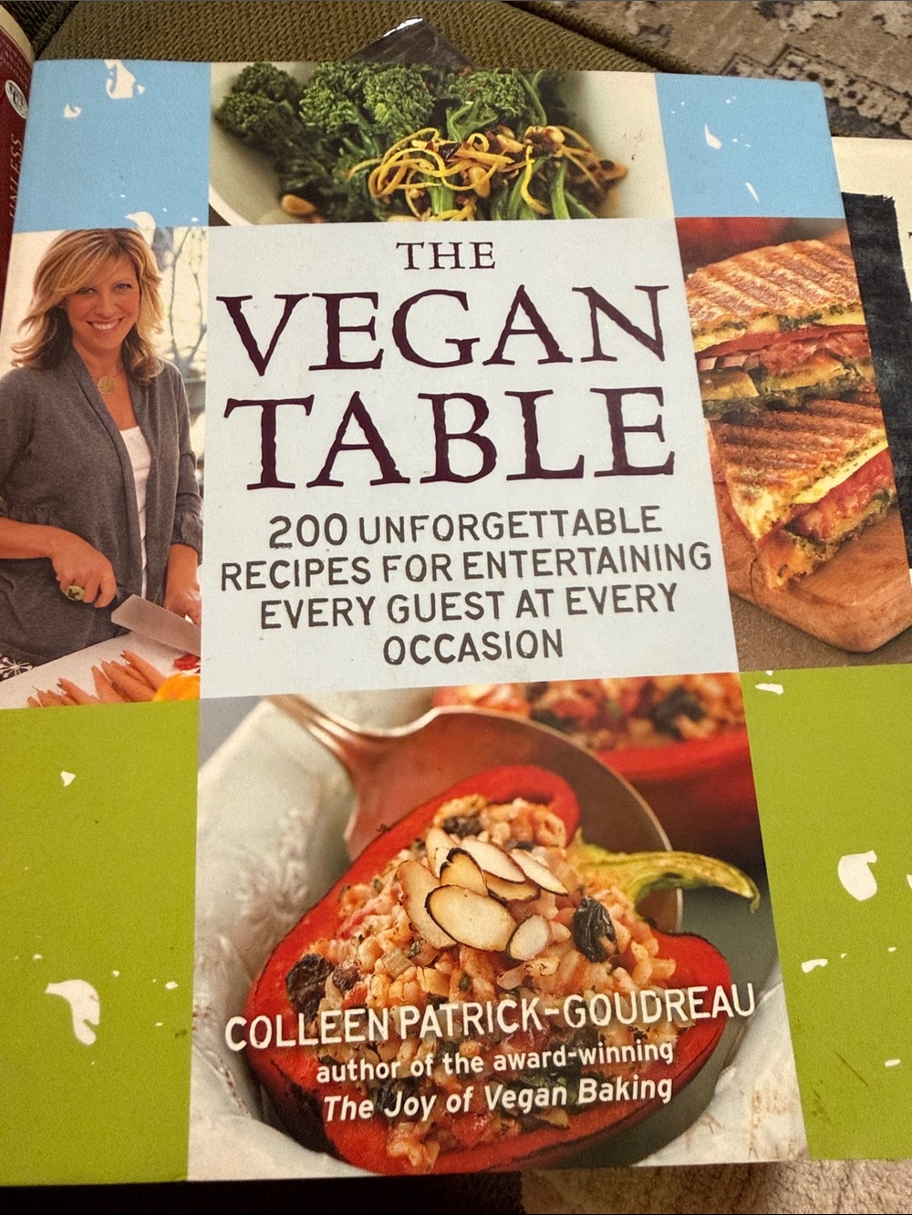 The Vegan Table Cookbook - Green Cover
